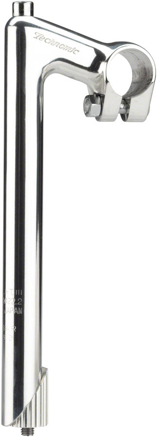 Load image into Gallery viewer, Nitto Technomic Stem 60mm Clamp 26mm -18 Deg 22.2-24tpi Quill Silver Aluminum