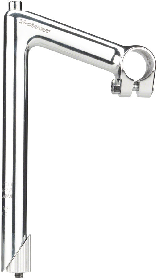 Load image into Gallery viewer, Nitto Technomic Stem 110mm 26mm Clamp -18 Deg 22.2-24tpi Quill Silver Aluminum