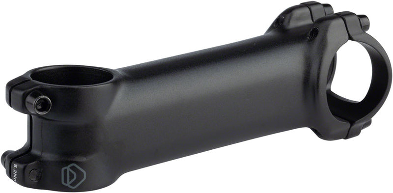 Load image into Gallery viewer, Dimension Trail Stem Length 100mm Clamp 31.8mm +/-6 Deg 1 1/8 in Black Aluminum