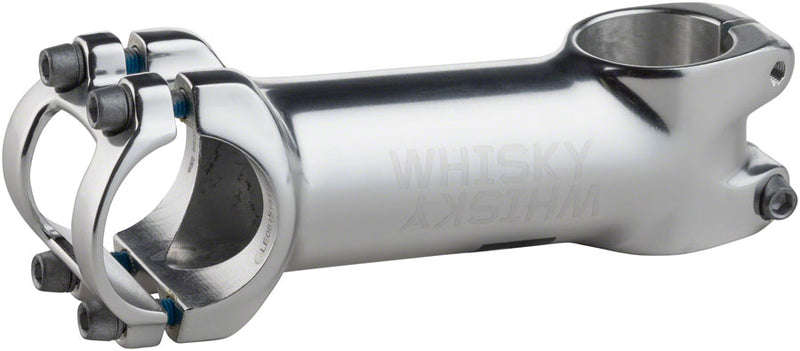 Load image into Gallery viewer, WHISKY No.7 Stem 100mm Clamp 31.8 +/-6 Degree Steerer 1 1/8 in Silver Aluminum