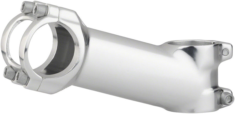 Load image into Gallery viewer, MSW 17 Stem Length 100mm Clamp 31.8mm +/-17 Deg 1 1/8 in Silver Aluminum MTB