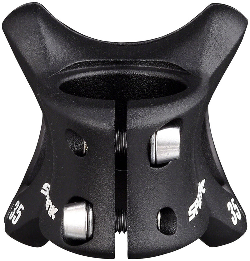 Load image into Gallery viewer, Spank Spike Race 2 Stem Length 35mm Stem Clamp 31.8 +/-0 Rise Black Aluminum MTB