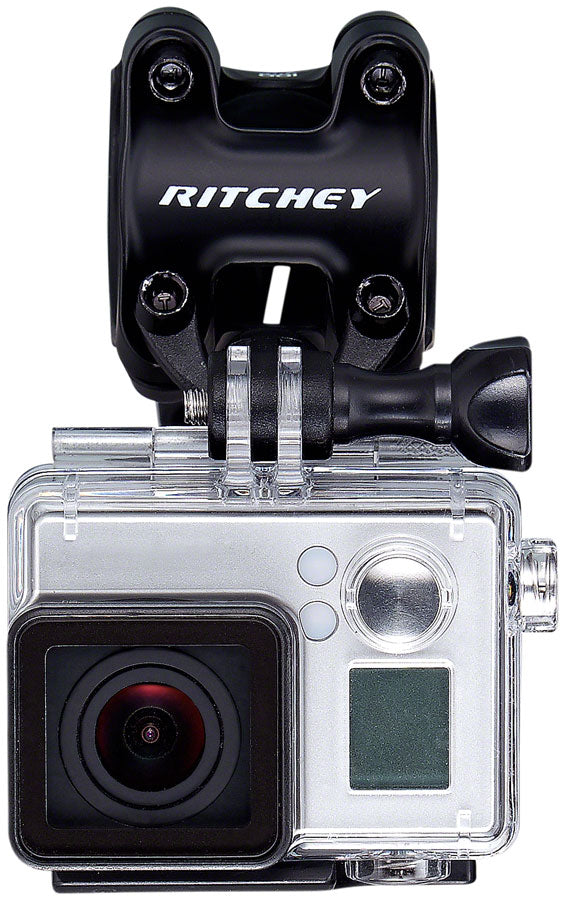 Load image into Gallery viewer, Ritchey Universal Aluminum Stem Face Plate Accessory Mount For GoPros Black