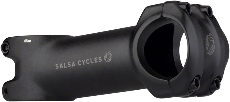Load image into Gallery viewer, Salsa Guide Stem Length 90mm Clamp 31.8mm +/-6 Degree 1 1/8 in Aluminum Black