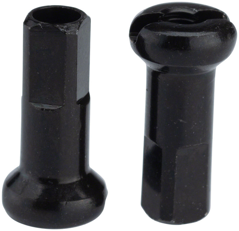 Load image into Gallery viewer, DT Swiss Standard Brass Spoke Nipples 2.34 x 12mm Black Box of 100 E-Bike Use