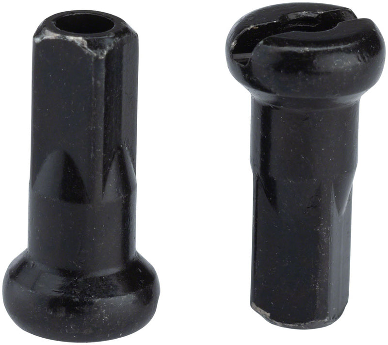 Load image into Gallery viewer, DT Swiss Standard Brass Spoke Nipples 2.34 x 14.5mm Black Box of 100 E-Bike Use