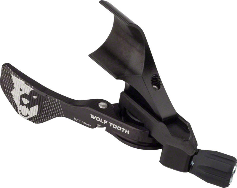 Load image into Gallery viewer, Wolf Tooth Light Action Dropper Lever Collection for SRAM & Shimano I-Spec 2 | Lightweight, Durable, Low-Force, Compatible, Stiffer Spring Benefits