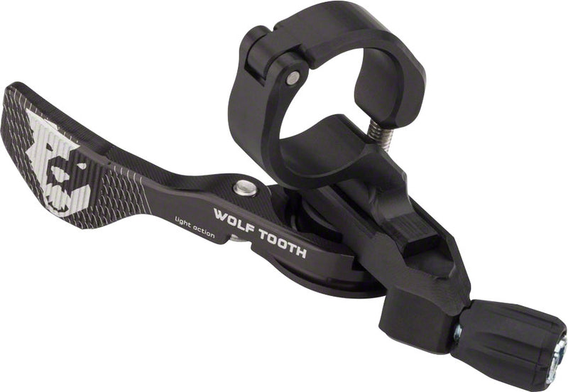 Load image into Gallery viewer, Wolf Tooth Light Action Dropper Lever Collection for SRAM & Shimano I-Spec 2 | Lightweight, Durable, Low-Force, Compatible, Stiffer Spring Benefits