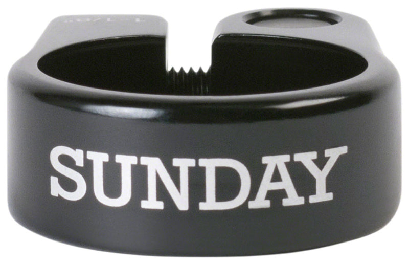 Load image into Gallery viewer, Sunday Slim Seatpost Clamp - 1-1/8", Black Replaceable Hardware