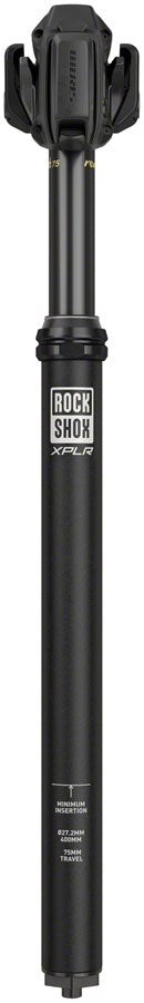 Load image into Gallery viewer, RockShox Reverb AXS XPLR Dropper Seatpost - 27.2mm, 75mm, 400, Black, A1