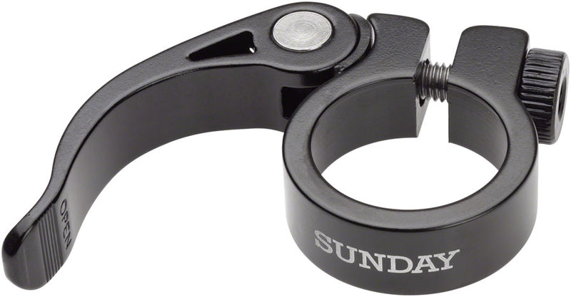 Load image into Gallery viewer, Sunday QR Seatpost Clamp - 28.6mm, QR, Black