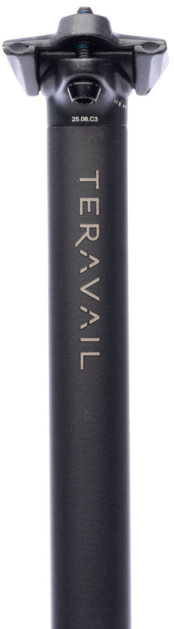 Load image into Gallery viewer, Teravail Stratum SE Seatpost - 31.6 x 400mm, 18mm Offset, Black