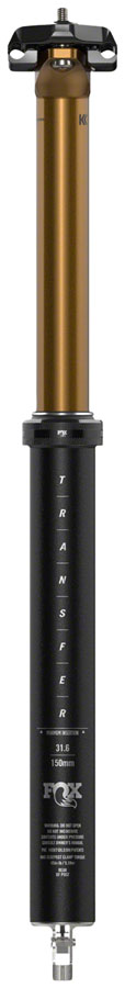 Load image into Gallery viewer, FOX Transfer Factory Dropper Seatpost - 31.6 mm, 180 mm, Internal Routing, Kashima Coat