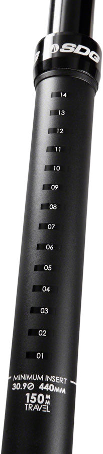 Load image into Gallery viewer, SDG Tellis Internal Routed, Adjustable Dropper Seatpost - 34.9mm, 125mm, Black