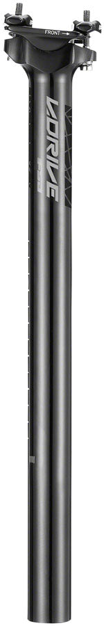 Load image into Gallery viewer, Full Speed Ahead V-Drive Seatpost - 31.6 x 400 mm, 0 mm Offset, Black