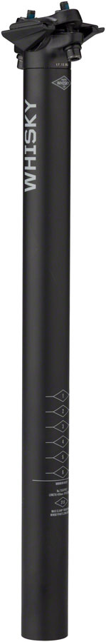 Load image into Gallery viewer, WHISKY No.7 Alloy Seatpost - 31.6 x 400mm, 0mm Offset, Matte Black