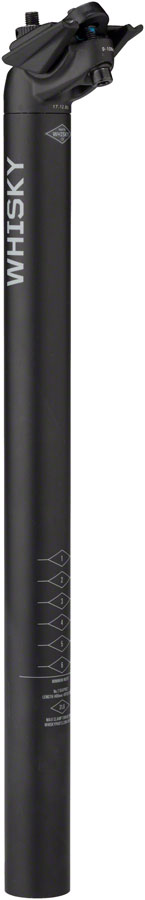 Load image into Gallery viewer, WHISKY No.7 Alloy Seatpost - 31.6 x 400mm, 18mm Offset, Matte Black