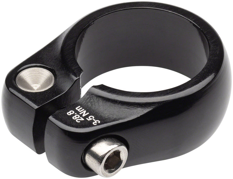 Load image into Gallery viewer, Salsa Lip-Lock Seatpost Clamp - 28.8mm, Bolt-On, Black