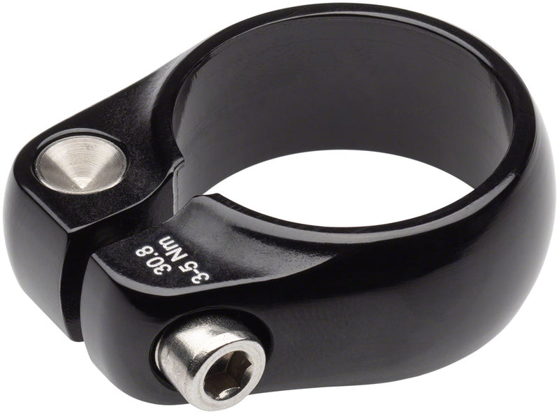 Load image into Gallery viewer, Salsa Lip-Lock Seatpost Clamp - 30.8mm, Bolt-On, Black