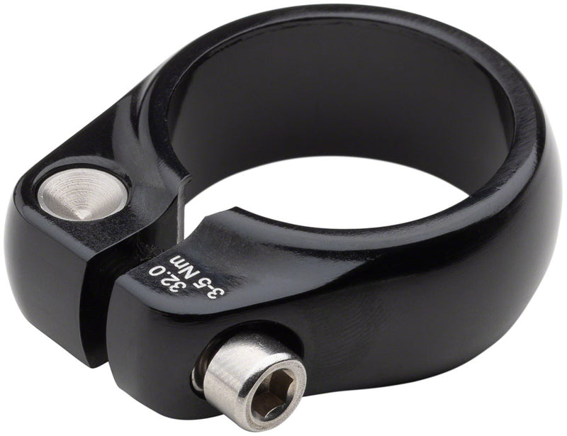 Load image into Gallery viewer, Salsa Lip-Lock Seatpost Clamp - 32.0mm, Bolt-On, Black