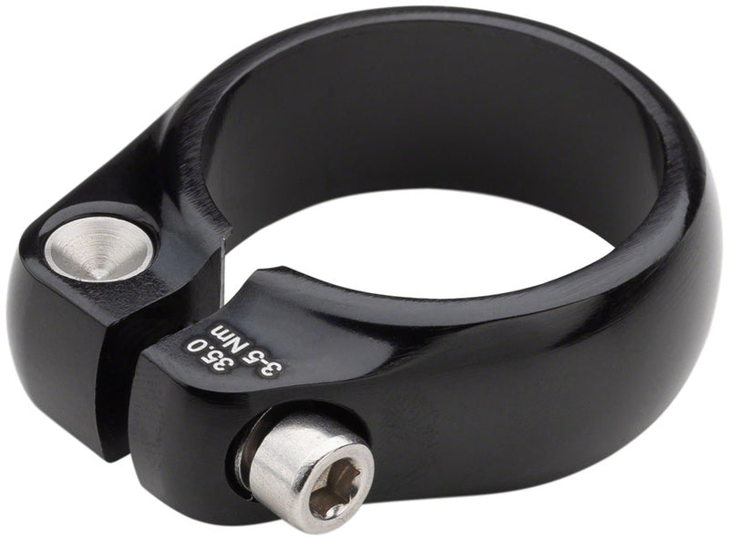 Load image into Gallery viewer, Salsa Lip-Lock Seatpost Clamp - 35.0mm, Bolt-On, Black