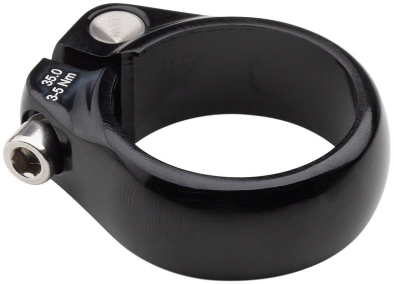 Load image into Gallery viewer, Salsa Lip-Lock Seatpost Clamp - 35.0mm, Bolt-On, Black