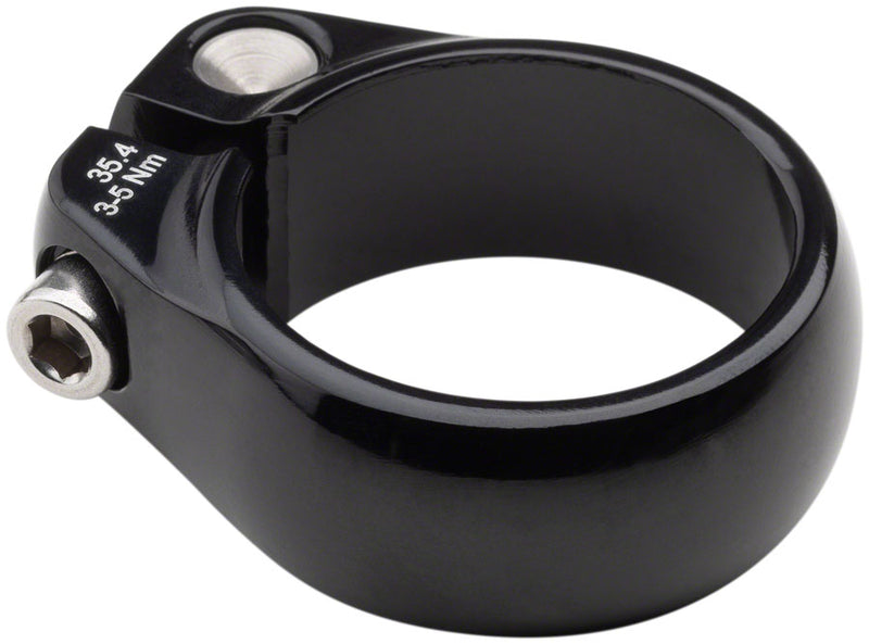 Load image into Gallery viewer, Salsa Lip-Lock Seatpost Clamp - 35.4mm, Bolt-On, Black