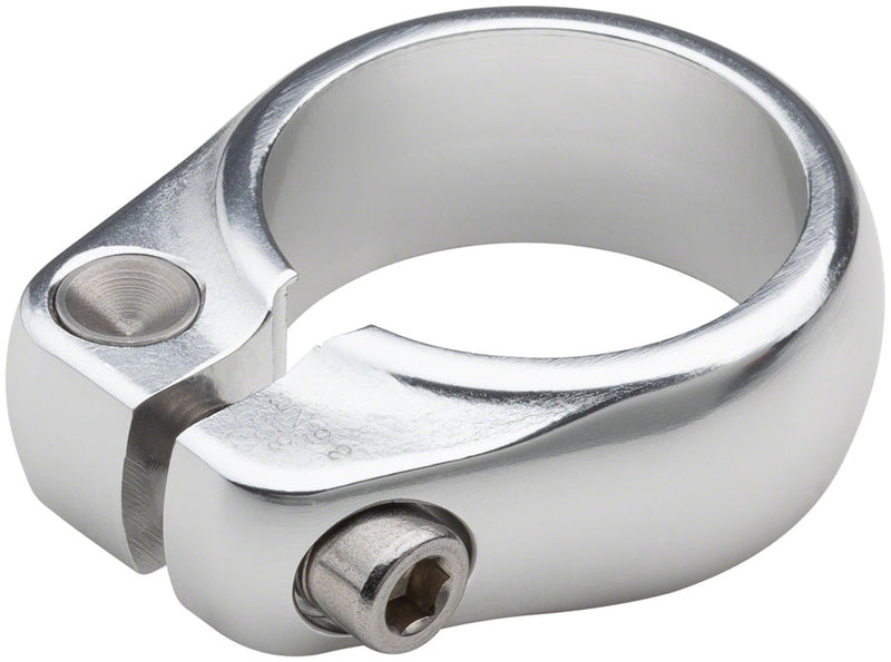Load image into Gallery viewer, Salsa Lip-Lock Seatpost Clamp - 32.0mm, Bolt-On, Silver