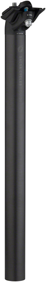 Load image into Gallery viewer, Salsa Guide Carbon Seatpost, 31.6 x 400mm, 18mm Offset, Black