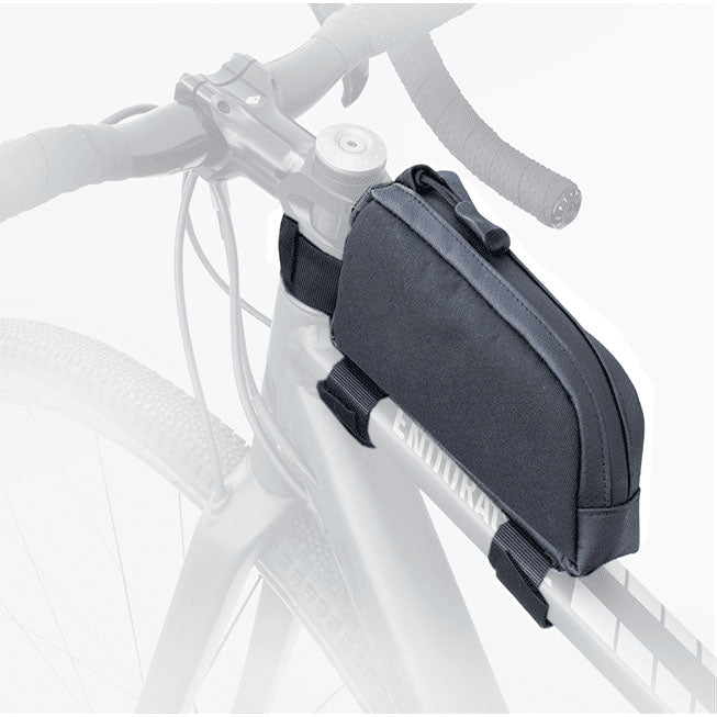 Load image into Gallery viewer, Tioga ADV Top Tube Bag Black 7x1.6x3.3 Velcro Straps