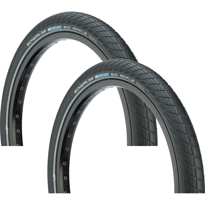 Load image into Gallery viewer, Schwalbe-Big-Apple-Tire-700c-50-Wire-TIRE0415PO2-Wire-Bead-Tires