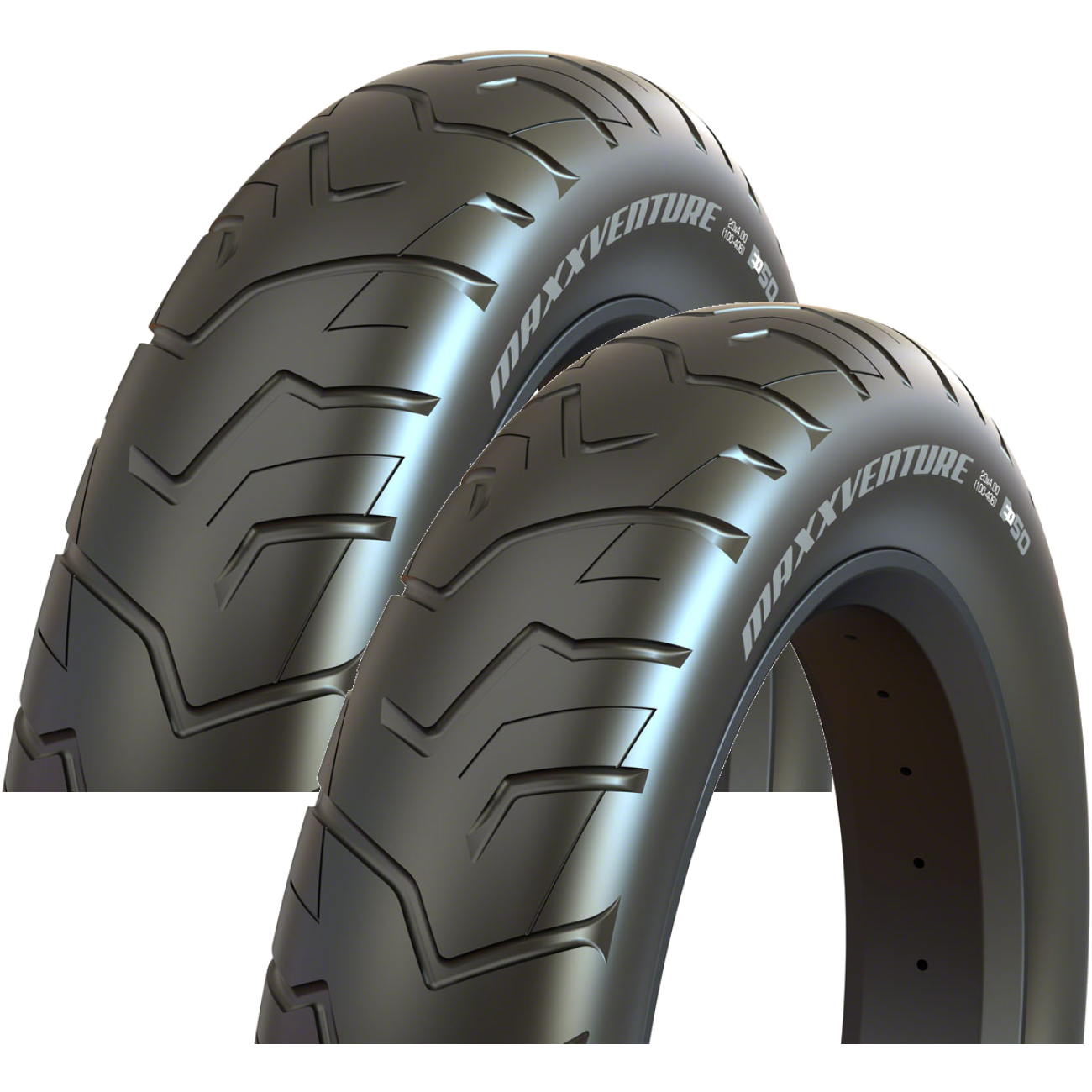 Pack of 2 Maxxis MaxxVenture Tire - 20 x 4.00, Clincher, Wire