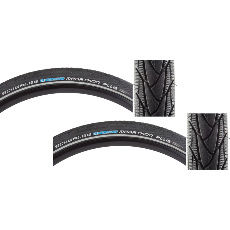 Load image into Gallery viewer, Schwalbe-Marathon-Plus-Performance-Twin-SmartGuard-26-in-1.35-Wire-TIRE1510PO2-Wire-Bead-Tires