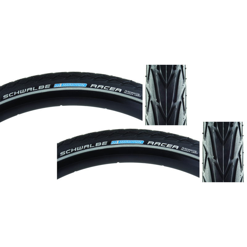 Load image into Gallery viewer, Schwalbe-Marathon-Racer-Performance-Lite-RaceGuard-700c-35-Wire-TIRE1522PO2-Wire-Bead-Tires