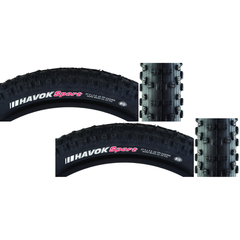 Load image into Gallery viewer, Kenda-Havok-Sport-DTC-27.5-in-Plus-3-Wire-TIRE1695PO2-Wire-Bead-Tires