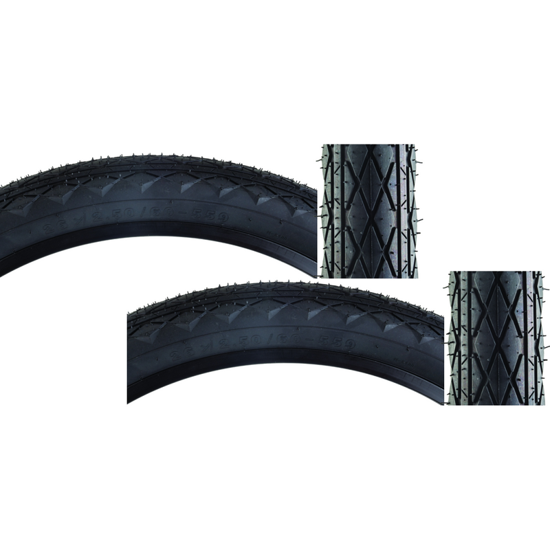 Load image into Gallery viewer, Sunlite-Revolutions-26-in-2.5-Wire-TIRE1704PO2-Wire-Bead-Tires