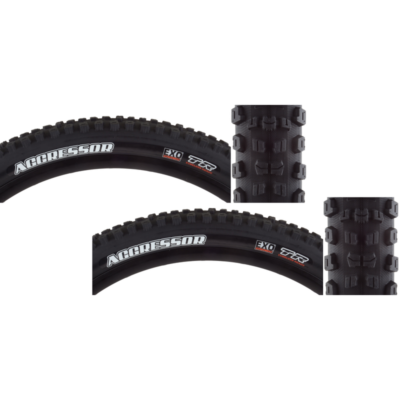 Load image into Gallery viewer, Maxxis-Aggressor-DC-EXO-TR-26-in-2.3-Folding-TIRE1741PO2-Folding-Tires