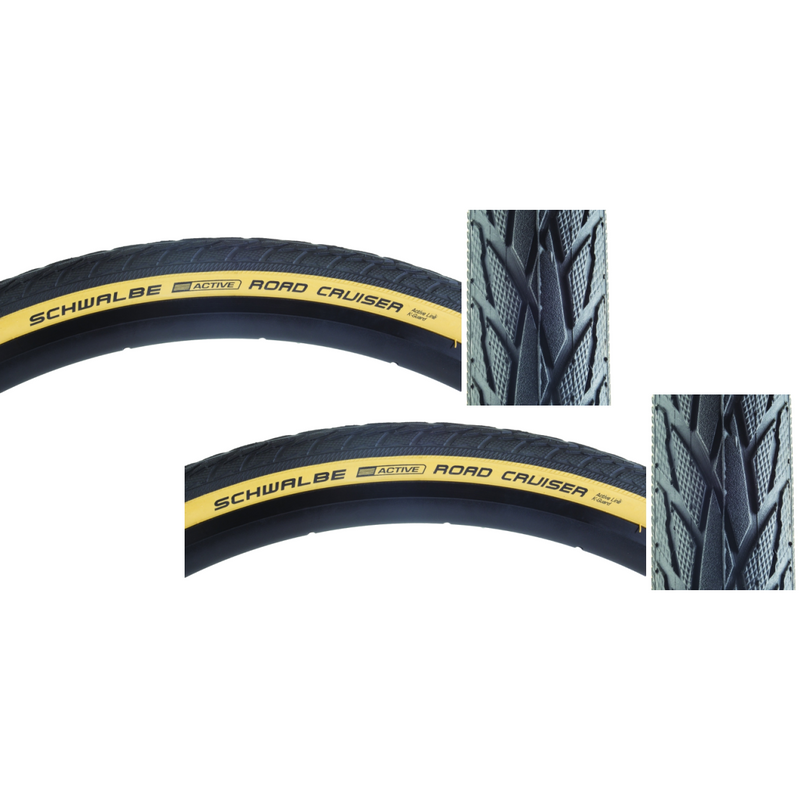Load image into Gallery viewer, Schwalbe-Road-Cruiser-Active-Twin-K-Guard-700c-35-Wire-TIRE1774PO2-Wire-Bead-Tires