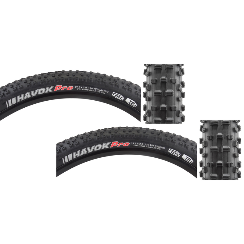 Load image into Gallery viewer, Kenda-Havok-Pro-DTC-TR-TLR-27.5-in-2.8-Folding-TIRE1777PO2-Folding-Tires