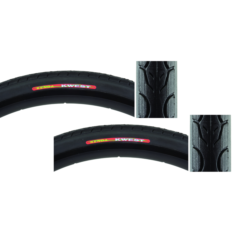 Load image into Gallery viewer, Kenda-Kwest-700c-32-Wire-TIRE1785PO2-Wire-Bead-Tires