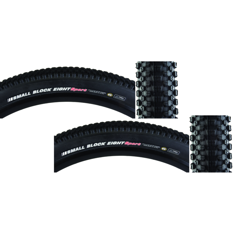 Load image into Gallery viewer, Kenda-Small-Block-8-Sport-26-in-2.35-Wire-TIRE1791PO2-Wire-Bead-Tires