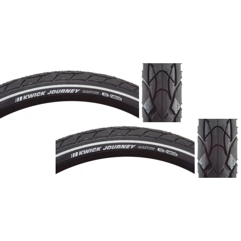 Load image into Gallery viewer, Kenda-Kwick-Journey-Sport-KS-20-in-1.75-Wire-TIRE1895PO2-Wire-Bead-Tires