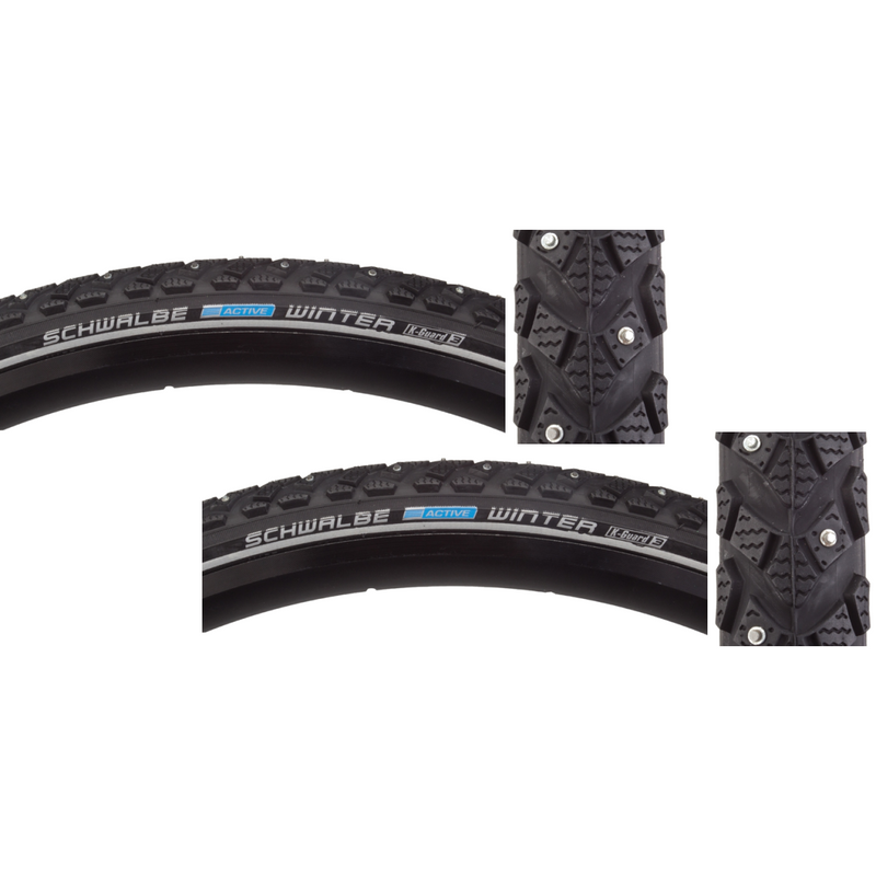 Load image into Gallery viewer, Schwalbe-Winter-Tire-700c-30-Wire-TIRE2039PO2-Wire-Bead-Tires