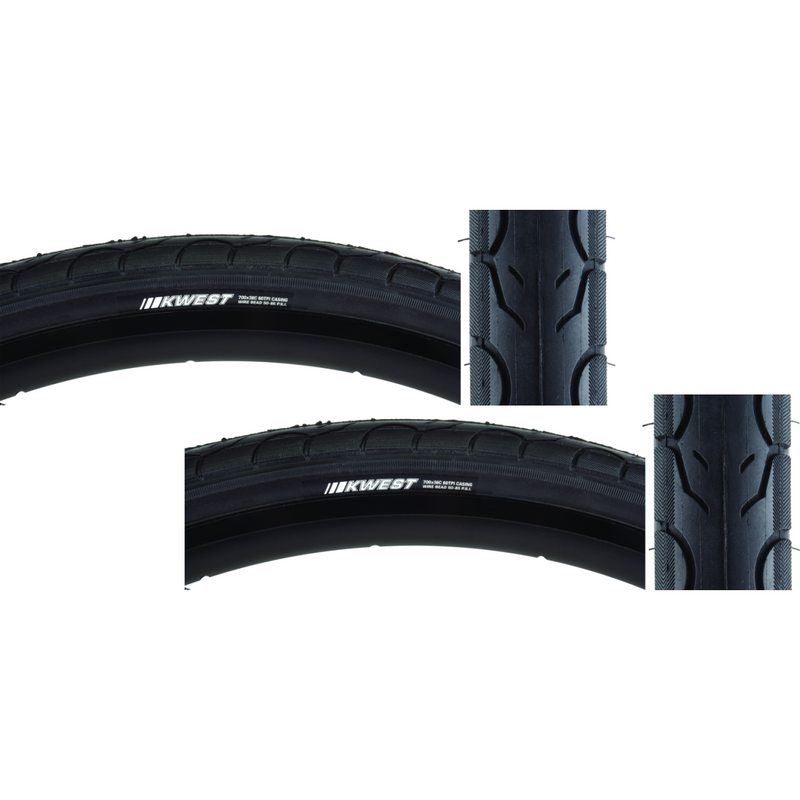 Load image into Gallery viewer, Kenda-Kwest-700c-38-Wire-TIRE2099PO2-Wire-Bead-Tires