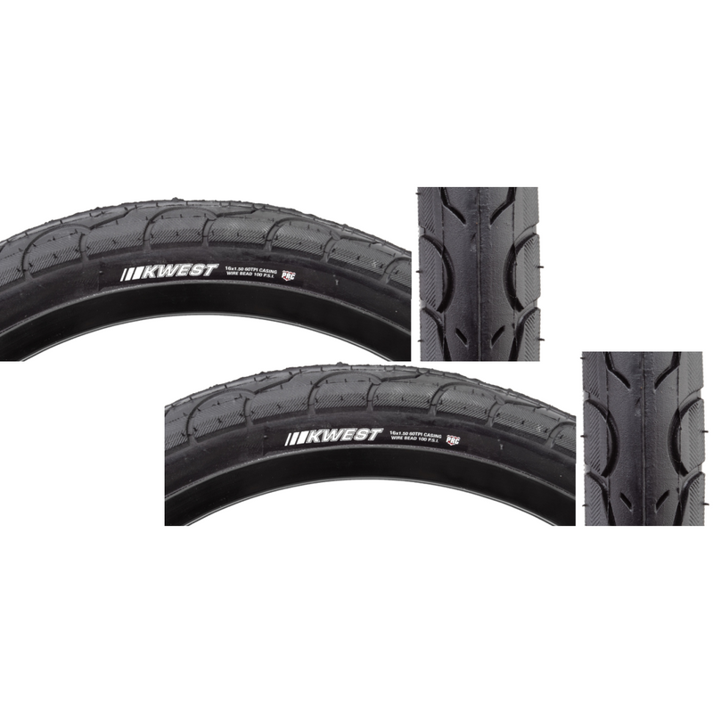Load image into Gallery viewer, Kenda-Kwest-16-in-1.5-Wire-TIRE2227PO2-Wire-Bead-Tires