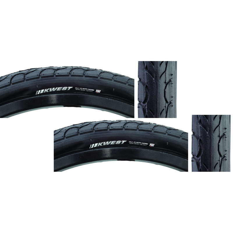 Load image into Gallery viewer, Kenda-Kwest-20-in-1.25-Wire-TIRE2228PO2-Wire-Bead-Tires