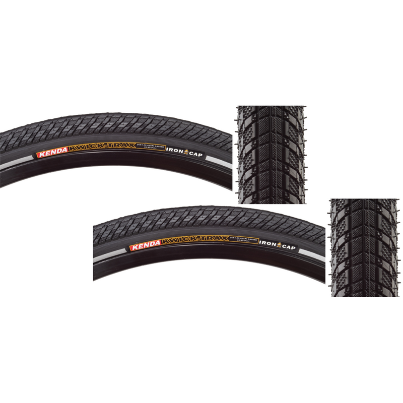 Load image into Gallery viewer, Kenda-Kwick-Trax-26-in-1.5-Wire-TIRE2235PO2-Wire-Bead-Tires