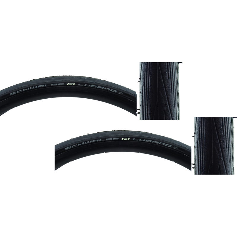 Load image into Gallery viewer, Schwalbe-Lugano-II-Tire-700c-25-Wire-TIRE2334PO2-Wire-Bead-Tires