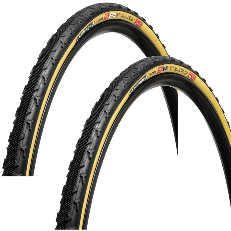 Load image into Gallery viewer, Challenge-Chicane-Tire-700c-33-Folding-TIRE5837PO2-Folding-Tires