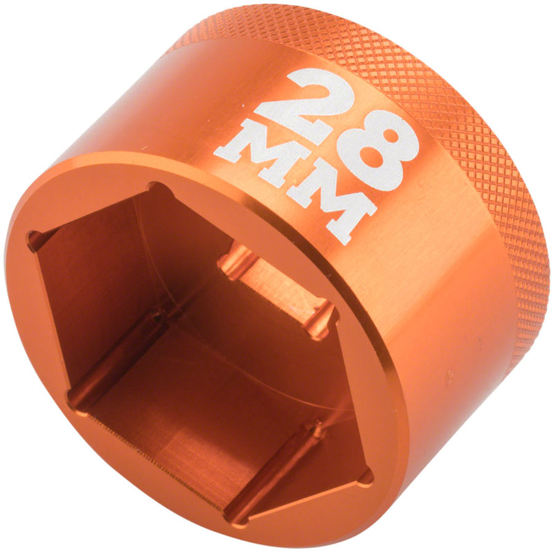 Load image into Gallery viewer, Fox Fork Topcap Socket: 28mm 3/8" Drive 6 Point Socket Chamferless Tool